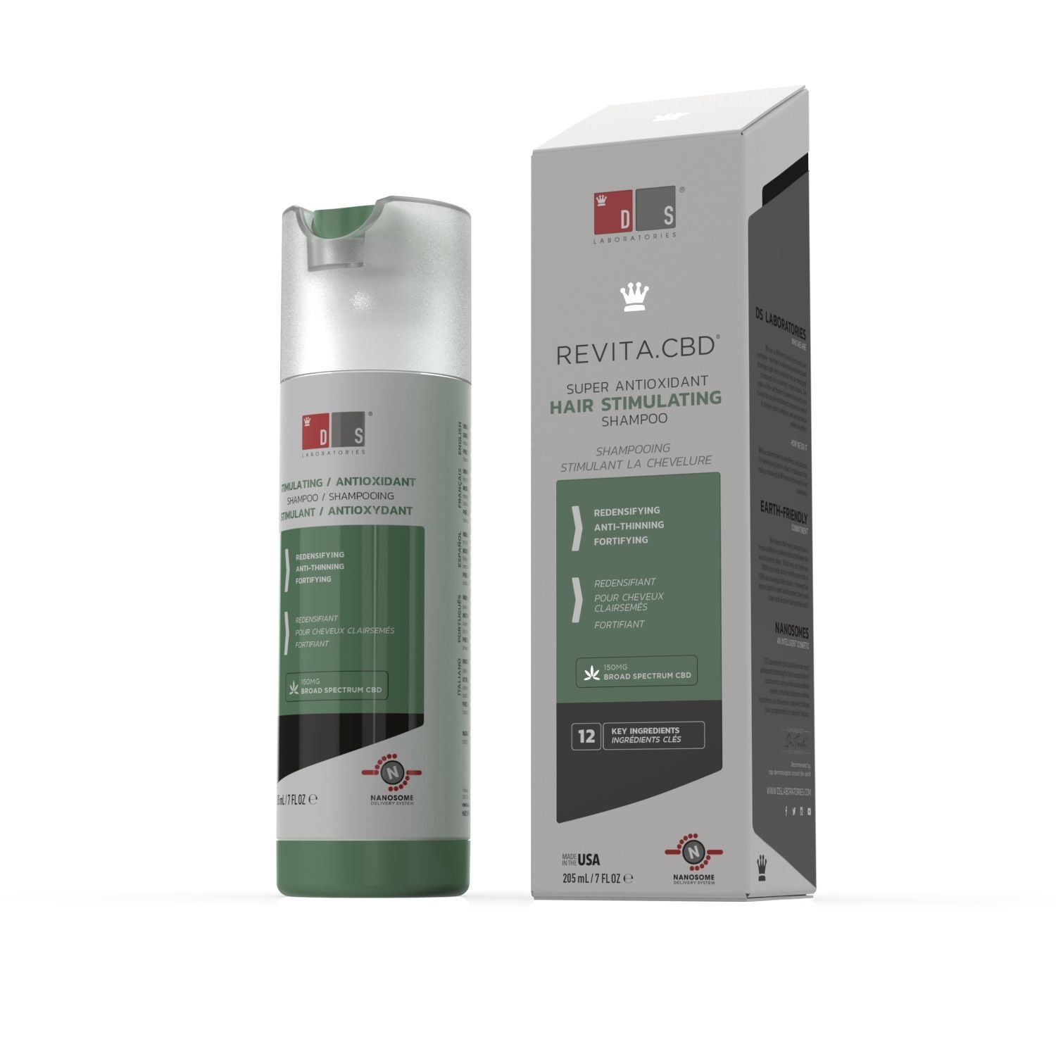 REVITA.CBD® Shampoo | Haarstimulierendes Shampoo gegen Haarausfall mit CBD