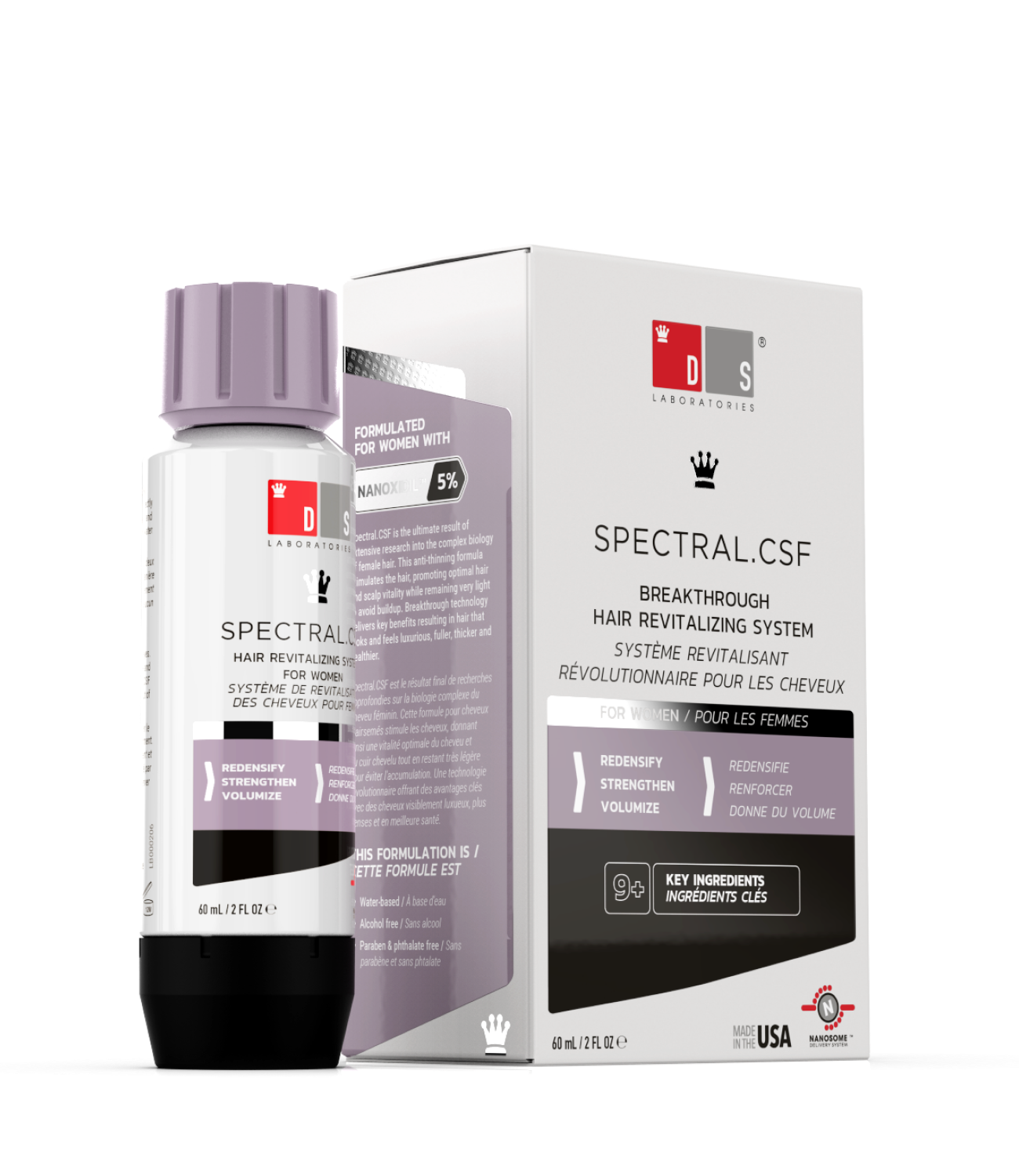 SPECTRAL.CSF® | Innovative wiederbelebende Behandlung mit Nanoxidil® 5 %