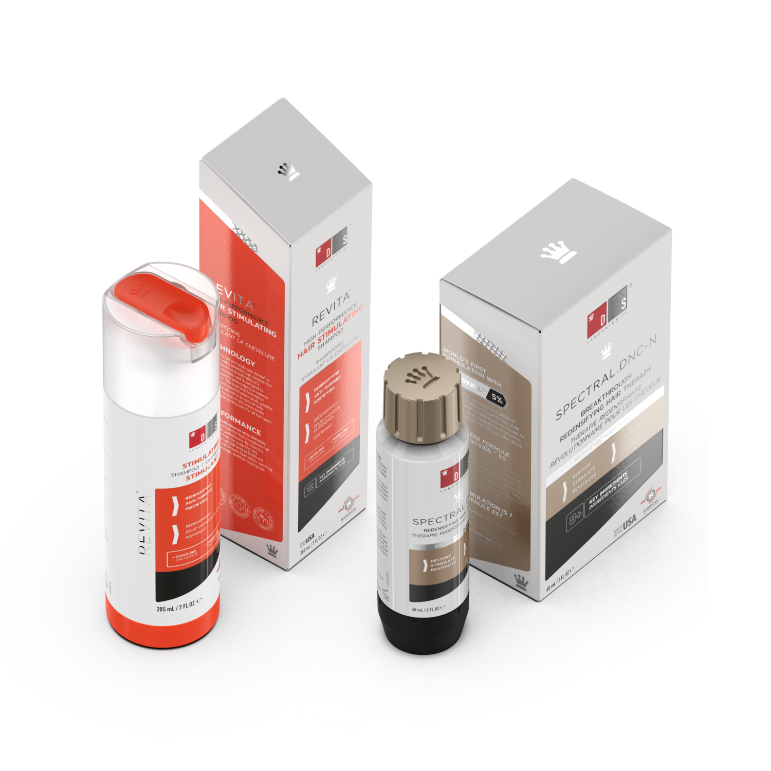 Thinning Crown Support Kit | Revita Shampoo + Spectral.DNC-N
