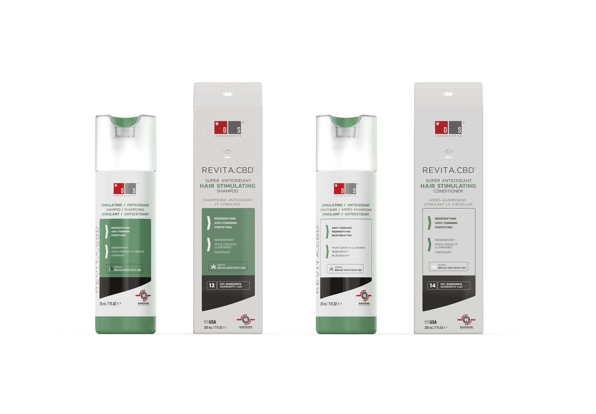 Revita.CBD Kit | Hair Growth Stimulating Shampoo w/ CBD & Conditioner